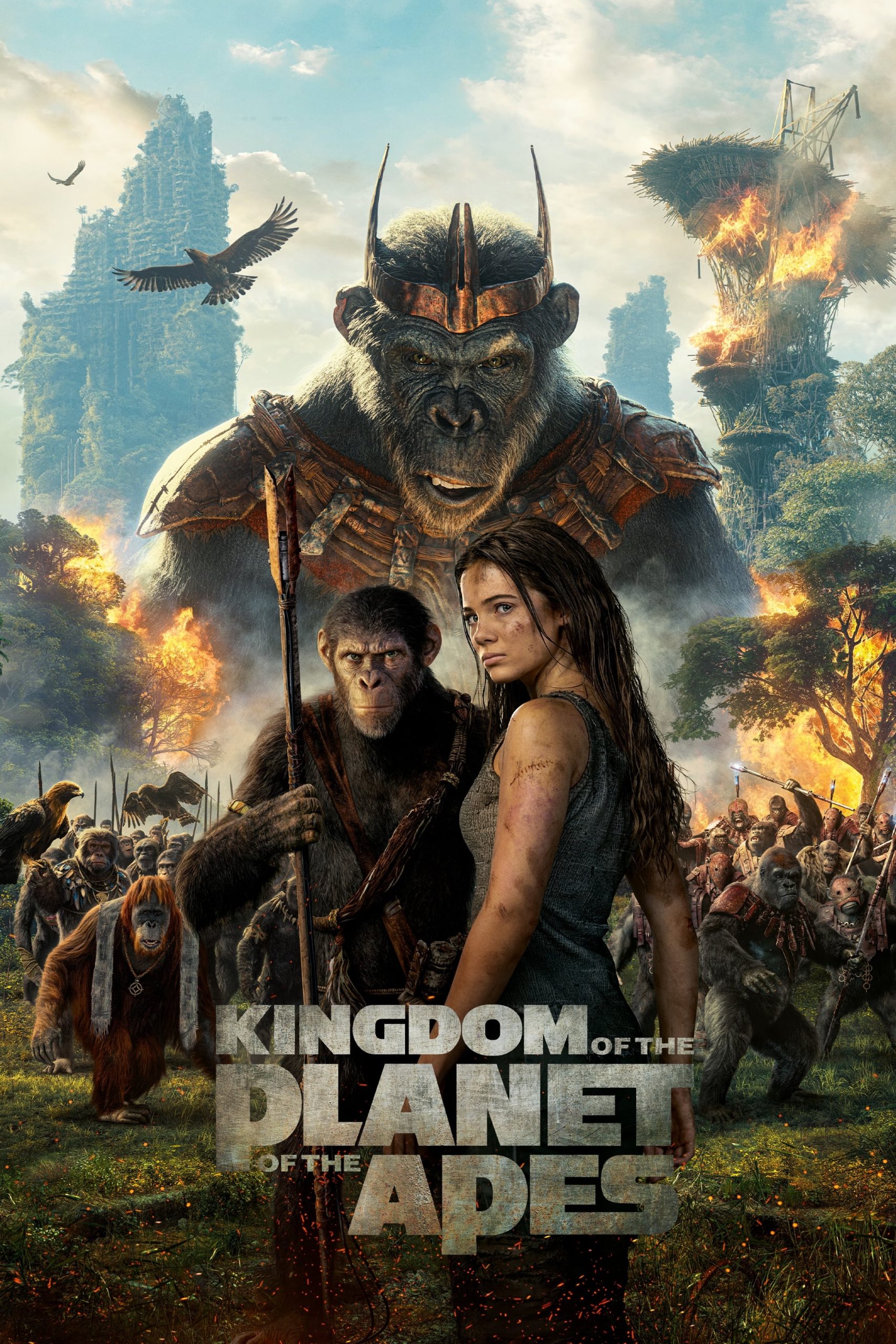 Poster de la película "Kingdom of the Planet of the Apes"